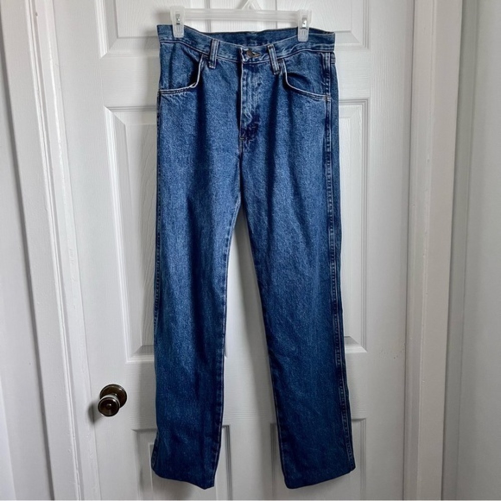 3/25$💥 Rustler men jeans blue denim pants vintage size 30 X 32